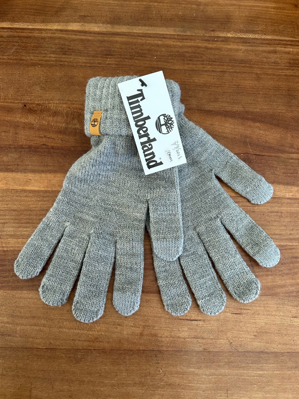 Timberland kint wool gloves gray
